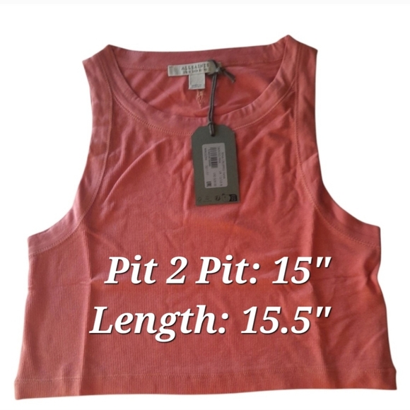 AllSaints Rina Stretch Cropped Tank Top - Picture 6 of 13
